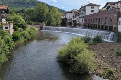 Baztán River in Elizondo