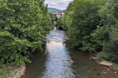 Baztán River in Elizondo
