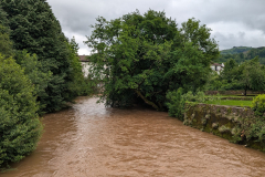 Baztán River in Elizondo