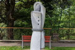 Elizondo - a statue