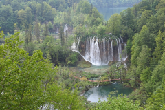 Plitvice Lakes Watrefalls Upper View