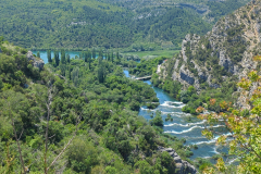 Krka Roski Waterfall The River