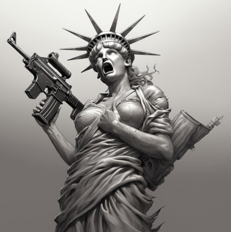 Statue of Liberty armed