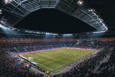Huge stadium